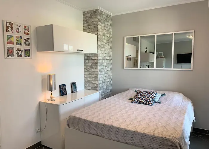 Joli Studio Climatise Avec Jardin Dans Residence Avec Piscine
